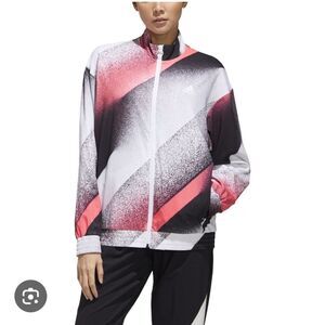 Adidas Unleash Confidence Women's Black & Pink Jacket With Mesh Back